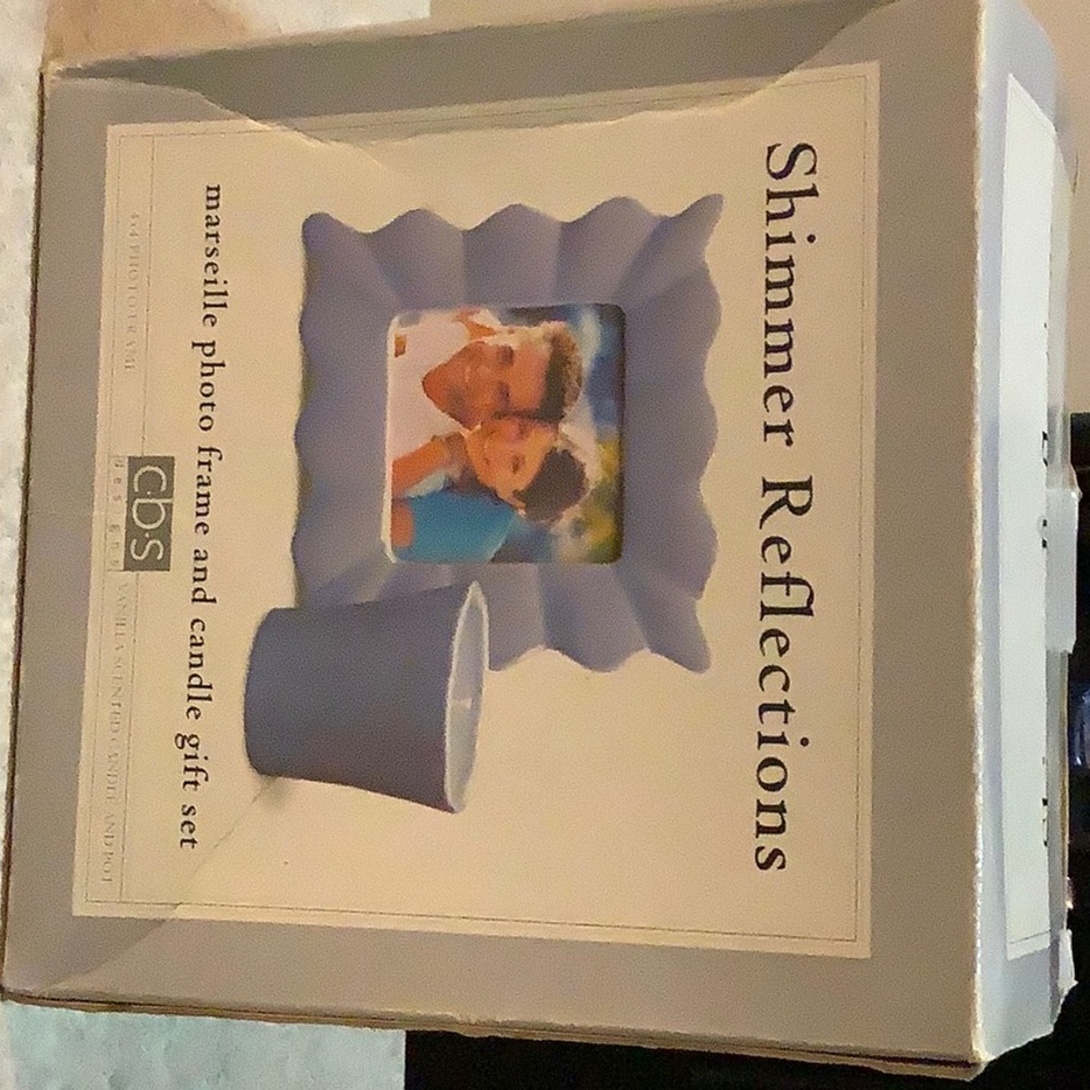 Marseille photo frame and candle